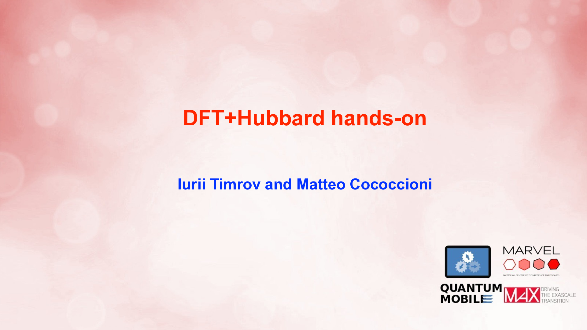 Hands-on - DFT+U and DFT+U+V: How does it work?